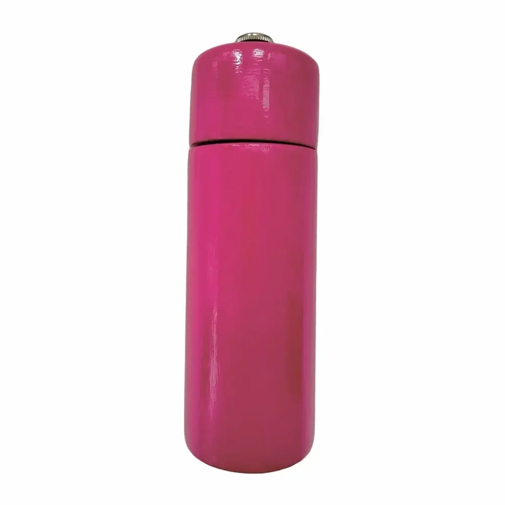 Upcycled Peugot France Wood Salt/ Pepper Grinder/Mill Pink Magenta Hand Painted